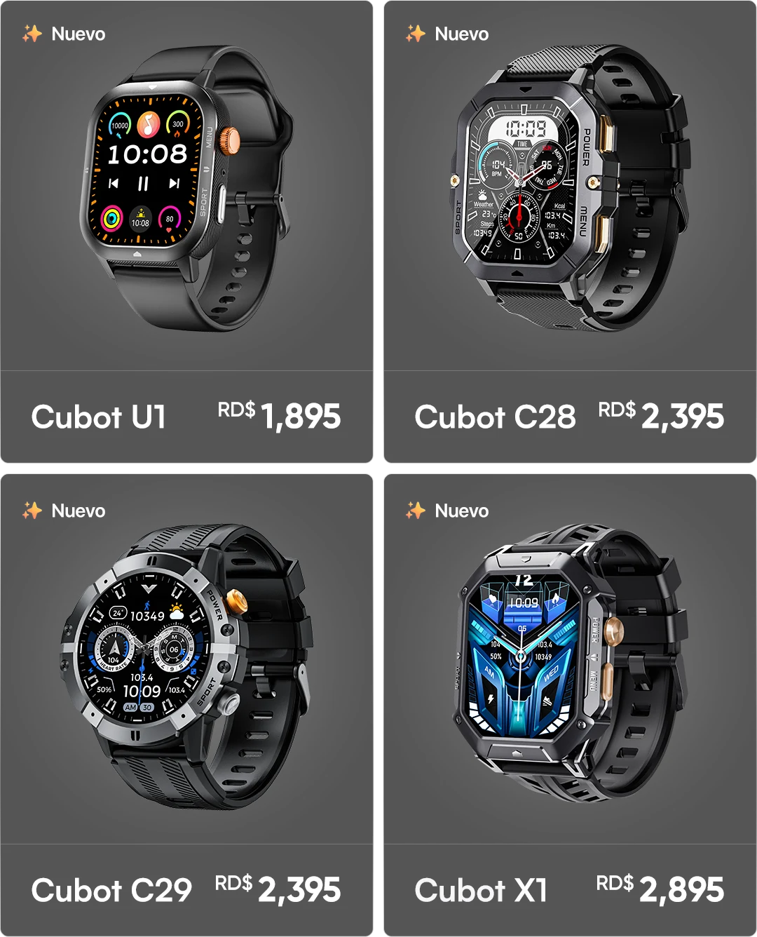 Smartwatch Cubot Ofertas